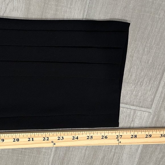 Anne Fontaine Sylvia Pleated Detail Mid-Rise Trouser Pants in Black Women’s Sz 8 - Picture 15 of 16